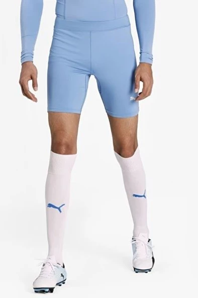 Puma Erkek Şort Tayt Liga Baselayer 65592418 MAVİ ürün görseli 1