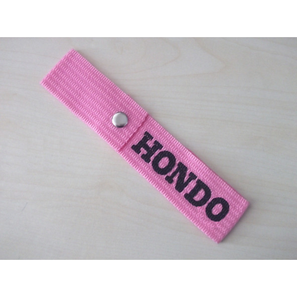 HONDA TAMPON ÇEKİ İPİ PEMBE-SİYAH (HONDA TAMPON ASKISI) TAMPON SÜSÜ - TAMPON DİLİ -TAMPON İPİ ürün görseli 1