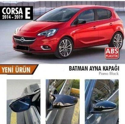 Opel Corsa E Batman Yarasa Ayna Kapağı Piano Black 2014-2019 ürün görseli 1