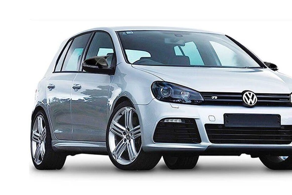 Vw Golf 6 2008-2012 Batman Yarasa Ayna Kapağı Piano Black ABS ürün görseli 1