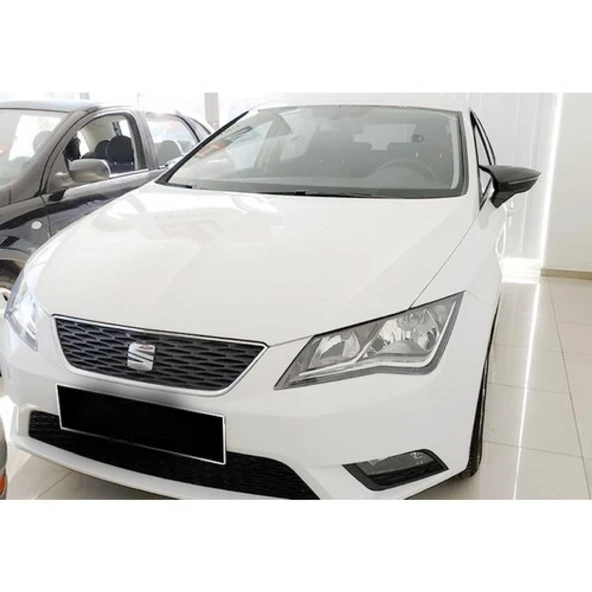 Seat Leon Mk3 Yarasa Ayna Kapağı Batman Piano Black 2012-2020 ürün görseli 1