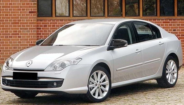 Renault Laguna 3 2007-2014 Piano Black Batman Yarasa Ayna Kapağı ürün görseli 1