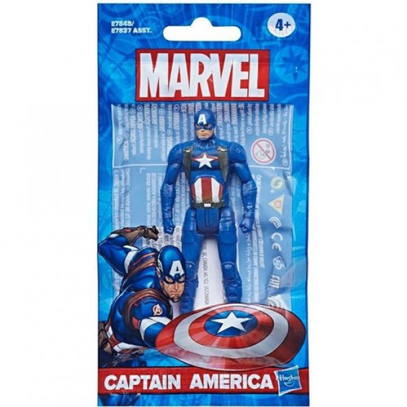 Captain Marvel Aksiyon Figürleri 9,5 cm Captain America ürün görseli 1
