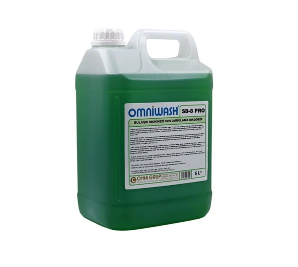 Omniwash SD-8 Pro 5000 ml Endüstriyel Sıvı Bulaşık Makinesi Parlatıcısı ürün görseli 1