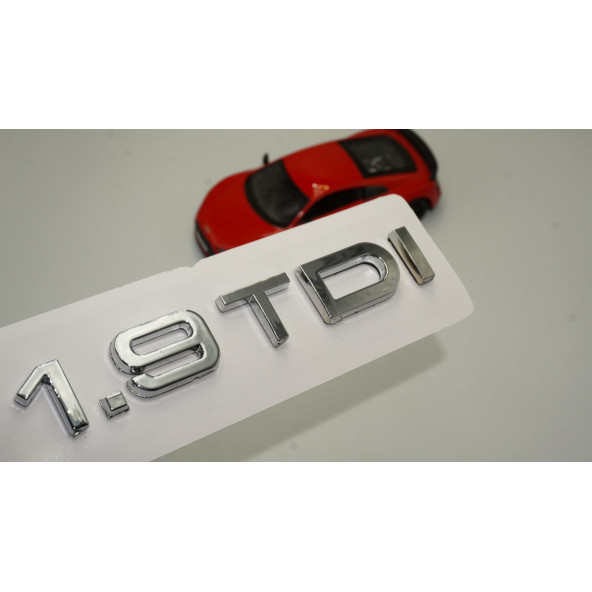 Audi 1.9 TDi B6 B7 Krom ABS 3M 3D Bagaj Yazı Logo Orjinal Ürün ürün görseli 1