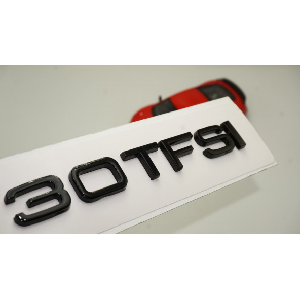 Audi 30 TFSİ Siyah ABS 3M 3D Bagaj Yazı Logo Orjinal Ürün ürün görseli 1
