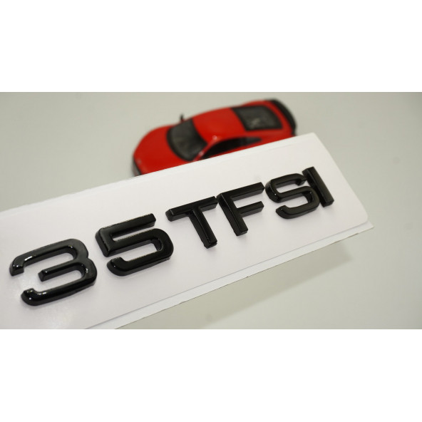 Audi 35 TFSİ Siyah ABS 3M 3D Bagaj Yazı Logo Orjinal Ürün ürün görseli 1