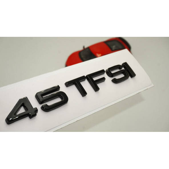 Audi 45 TFSİ Siyah ABS 3M 3D Bagaj Yazı Logo Orjinal Ürün ürün görseli 1