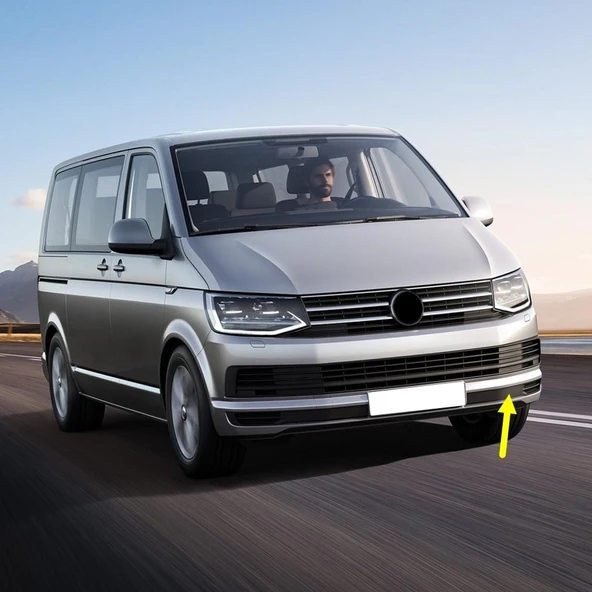 VW Transporter T6 2016-2019 Ön Tampon Sol Sis Farı Kapağı 7E0807489C ürün görseli 1