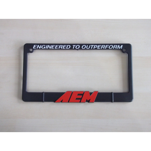 KARE PLAKALIK PLASTİK 31x16 CM (KIRMIZI AEM LOGOLU) (KARE PLAKA) SPORT PLAKALIK ürün görseli 1