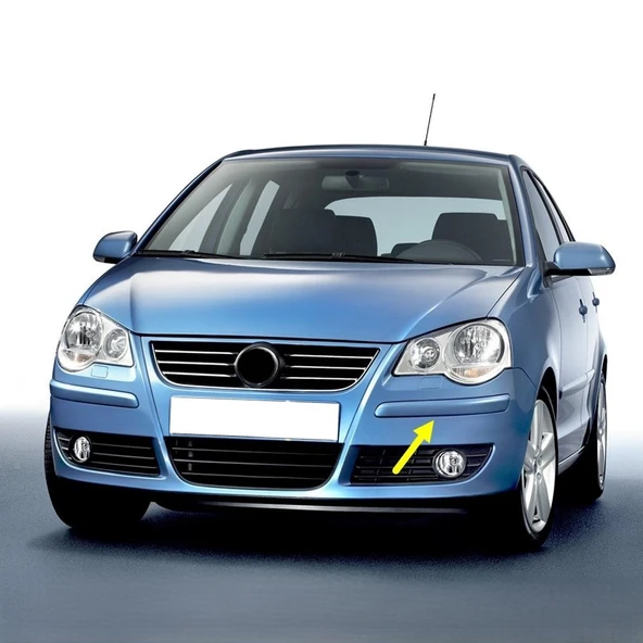 VW Polo 2005-2009 Ön Tampon Sol Köşe Bandı Çıtası Plastiği 6Q0807717A ürün görseli 1