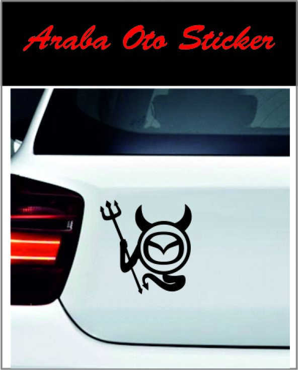 Mazda Logo Sticker Şeytan Logo ürün görseli 1