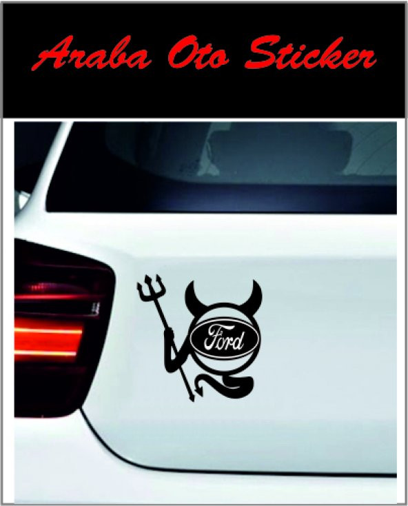 Ford Logo Sticker Şeytan Logo ürün görseli 1