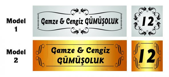 Kapı İsimliği ürün görseli 1