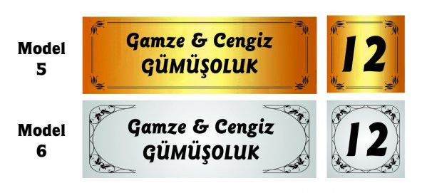 Kapı İsimliği - Resim 3
