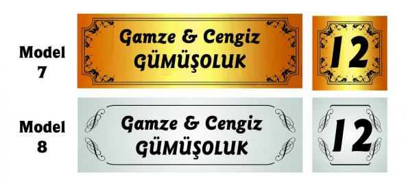 Kapı İsimliği - Resim 4