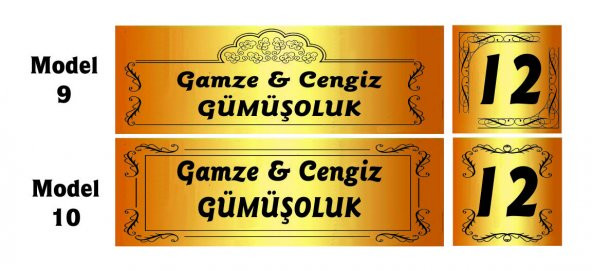 Kapı İsimliği - Resim 5