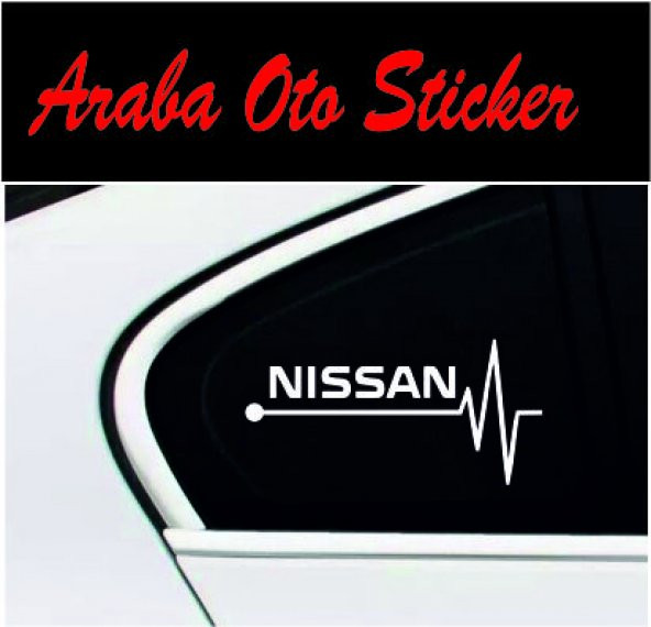 Nissan Kalp Atışı Ritim Oto Sticker (2 Adet ürün görseli 1