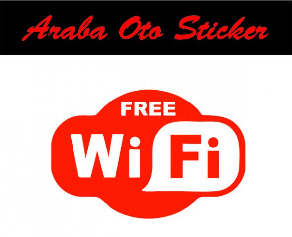 WİFİ STİCKER DUVAR STİCKER ARAÇ STİCKER - Resim 2