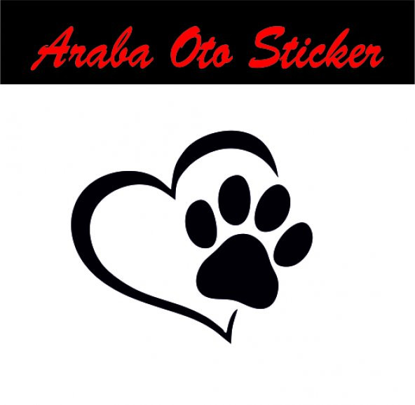 Kalpli Pati Sticker ürün görseli 1