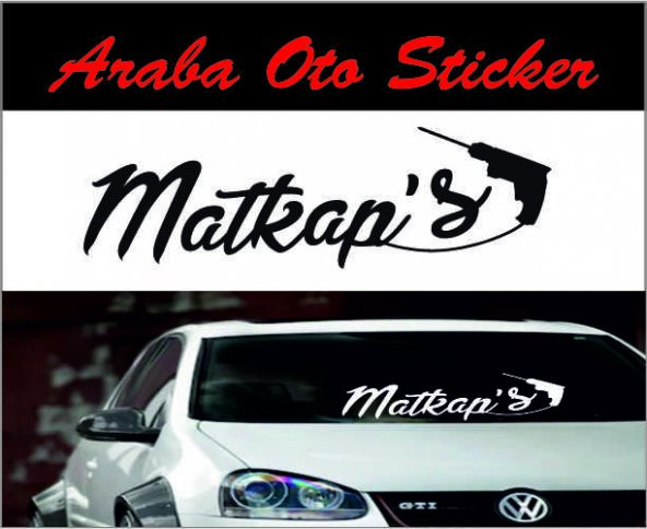 MATKAP S OTO STİCKER ürün görseli 1