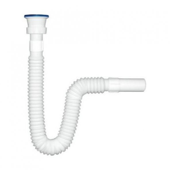 Monavit Körüklü Lavabo Sifonu Beyaz 140 cm ürün görseli 1