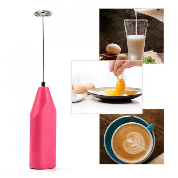 Pilli Mini Mixer Kahve Süt Köpürtücü Karıştırıcı Cappucino Mikser ürün görseli 1