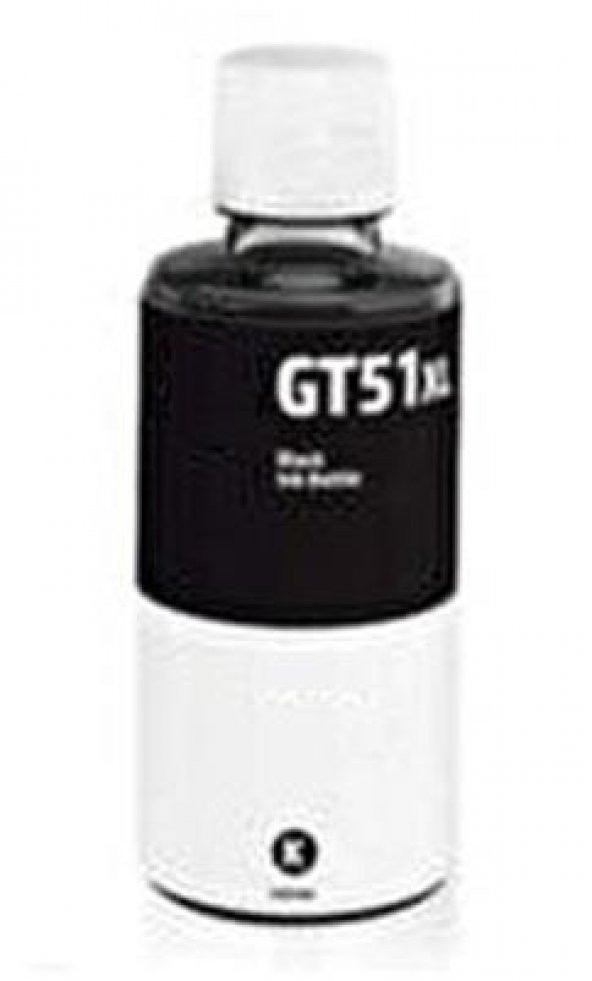 Hp Uyumlu GT-51XL (90ML) Muadil Siyah Mürekkep ürün görseli 1