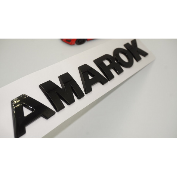 VW Volkswagen Amarok Bagaj Siyah ABS 3M 3D Yazı Logo Amblem ürün görseli 1