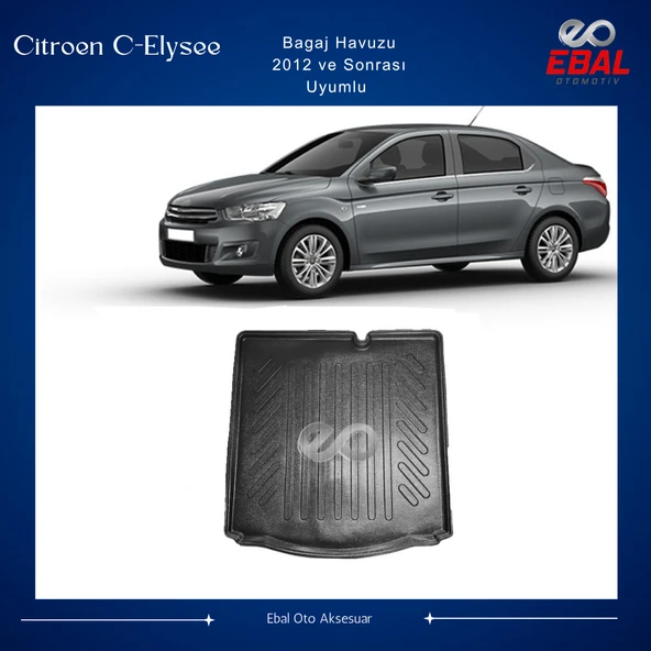Citroen C-Elysee 2012 ve Sonrası Bagaj Havuzu ürün görseli 1