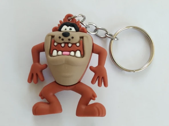 TAZMANYA ANAHTARLIK ELASTİK - TAZMANYA MASKOT, TAZMANYA OTO ANAHTARLIĞI ürün görseli 1