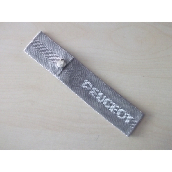 PEUGEOT TAMPON ÇEKİ İPİ 1.KALİTE GRİ - PEUGEOT TAMPON ASKISI, TAMPON SÜSÜ, TAMPON DİLİ, TAMPON İPİ ürün görseli 1