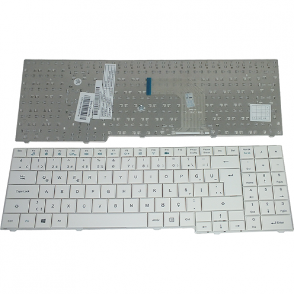Casper CME.2350-4L45B Notebook Klavyesi - Takımı (Beyaz TR) ürün görseli 1