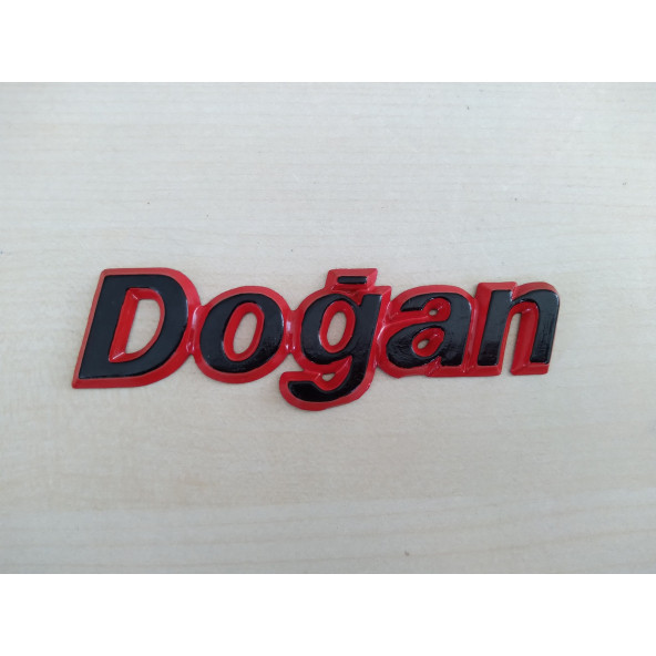 DOĞAN YAZISI RENKLİ kırmızı - DOĞAN ARMASI (DOĞAN BAGAJ YAZISI) DOĞAN BAGAJ LOGOSU ürün görseli 1