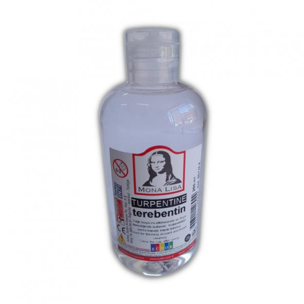 Terebentin Kokusuz ve Yağlı Boya İnceltici 250 ml 1 Adet Mona Lisa Terebentin Fırça Temizleme Kokusuz ve Yağlı Boya İnceltici ürün görseli 1