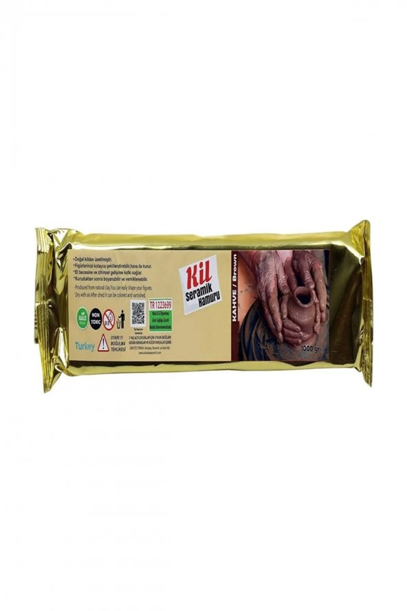 Hayal Sepeti Seramik Kil Hamuru Doğal Kahverengi 500 gr. ürün görseli 1