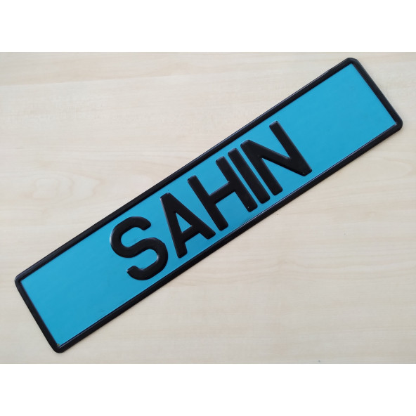 DEKOR PLAKA MAVİ - ŞAHİN (52x11,5cm) METAL SAC PLAKA (Dekor Levha) DEKOR PLAKA ürün görseli 1