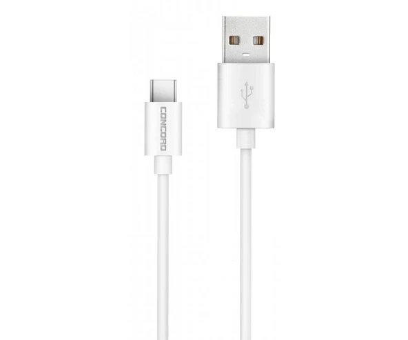 Concord C-321 2.1A 100cm (Micro) Data ve Şarj Kablosu - Beyaz - Resim 5
