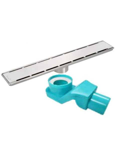 Sukar Line 6 Plain 50 cm Izgaralı Krom Duş Kanalı ve S Yalıtım Kiti1156-1035000-01 ürün görseli 1
