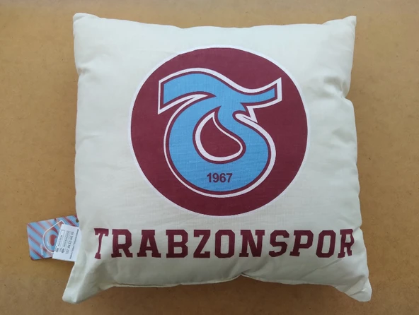 TRABZONSPOR LOGOLU KIRLENT YASTIK  (ORJİNAL LİSANSLI) SEYAHAT YASTIĞI ürün görseli 1