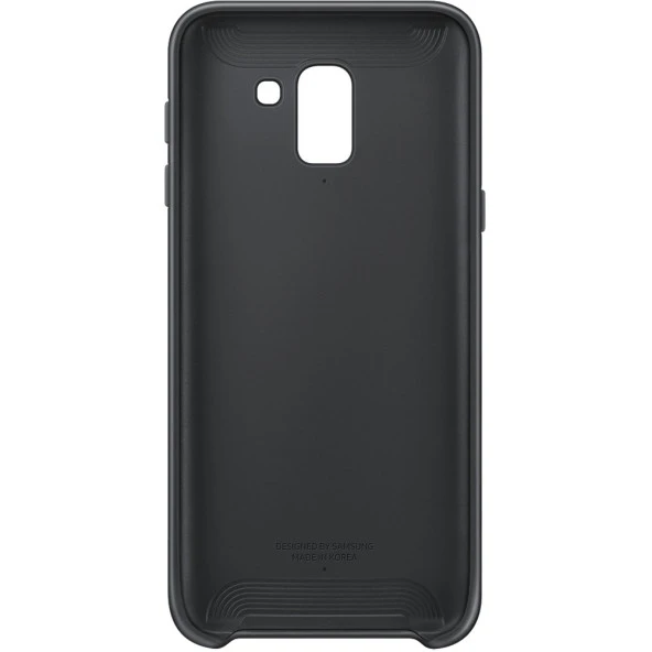 Samsung Galaxy J6 2018 Orjinal Dual Layer Sert Kılıf - Siyah ürün görseli 1