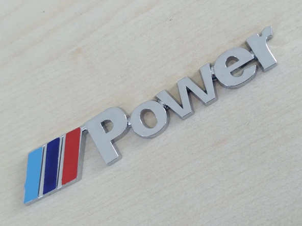 3M POWER BAGAJ YAZISI SPORT 3M YAZISI M3 LOGO 3M ARMA (POWER logo) POWER arması ürün görseli 1