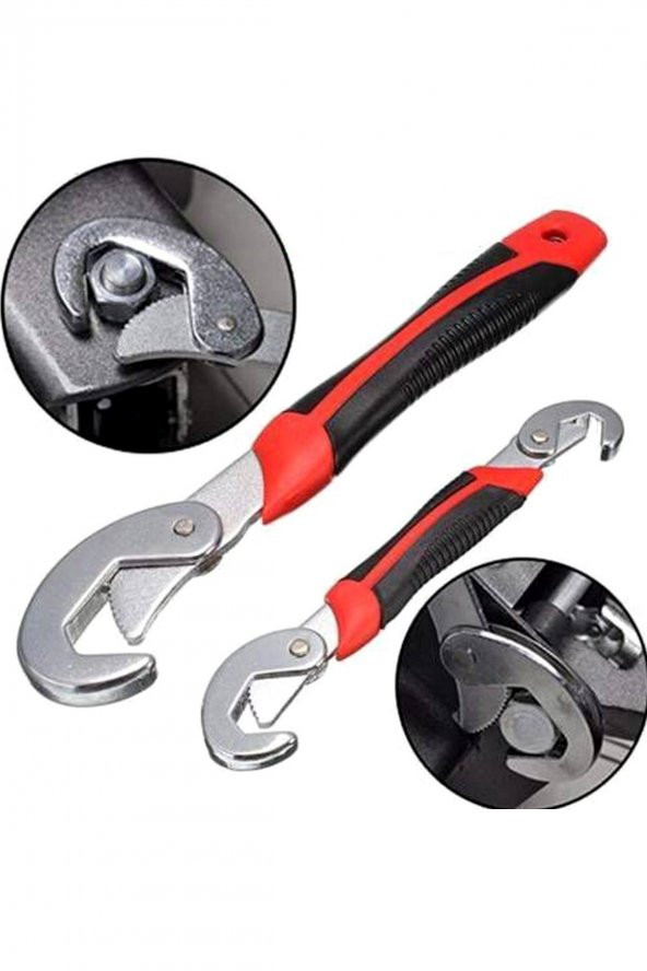 Çok Amaçlı Nano Grip Kurbağacık Akıllı Ingiliz Anahtarı Set 2li Set Kurbağacık Anahtarı ürün görseli 1