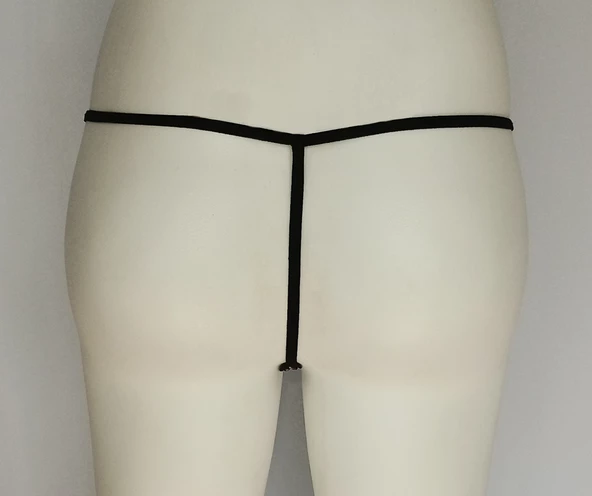 ASM1044 Kadın Leopar Mini Damla Kıskırtıcı String - Resim 5