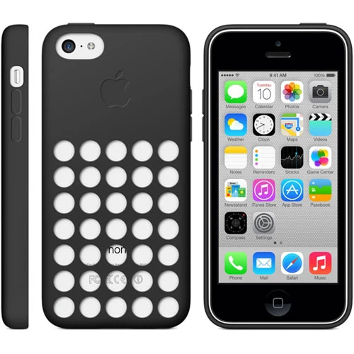 Apple iPhone 5C Kılıf Orjinal MF040ZM/A - Siyah ürün görseli 1