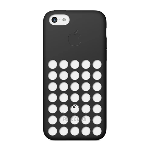 Apple iPhone 5C Kılıf Orjinal MF040ZM/A - Siyah - Resim 2