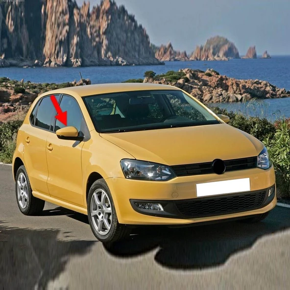 VW Polo 2010-2017 Sağ Yan Dış Dikiz Aynası Üst Kapağı 6R0857538B ürün görseli 1