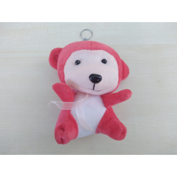 KÜÇÜK AYICIK AYNA SÜSÜ (13x9cm) KIRMIZI PELUŞ OYUNCAK AYICIK ASMA SÜSÜ, ASKI SÜSÜ ürün görseli 1