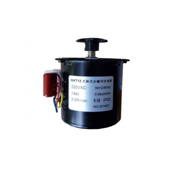 KULUÇKA ÇEVİRME MOTORU 14W - 220 V (60Kg) ürün görseli 1