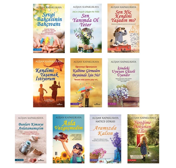 Alişan Kapaklıkaya Seti 10 Kitap Takım - Yediveren Yayınları ürün görseli 1